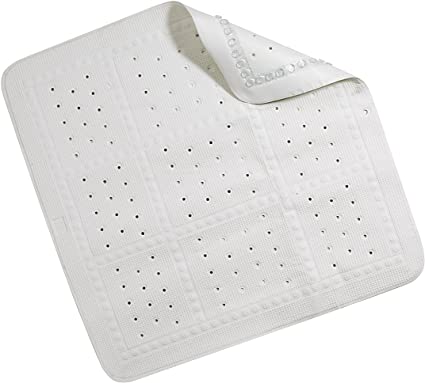 SHOWER MAT WHITE 55X55