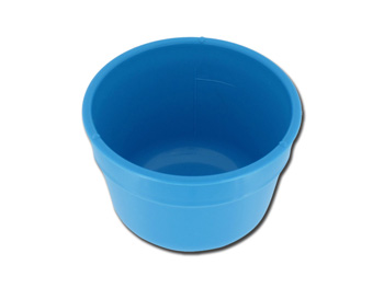 GALLIPOT 100MM BLUE PLASTIC