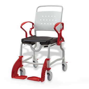 SHOWER COMMODE BERLIN ON WHEELS 130 KGS MAX TRANSI