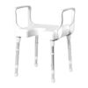SHOWER STOOL CANNES W/ARMS ADJUSTABLE HEIGHT  130K - Image 2