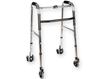 WALKING FRAME FOLDING WITH WHEELS