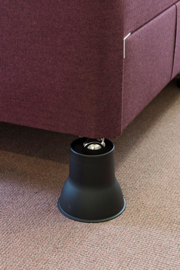 ELEPHANT FEET FURNITURE RAISERS 14 CMS BLACK