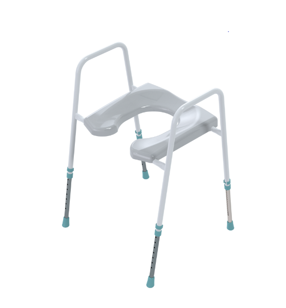 TOILET RAISER HORSESHOE HEIGHT ADJUSTABLE