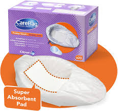 BED PAN LINER WITH SUPER ABSORBENT PAD  X 20 PCS