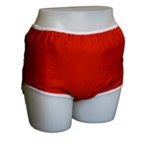 DIAPER SWIM ADULT XL  RED 40-44 INCH