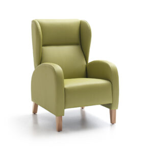 ARMCHAIR CORAL FIXED HEIGHT WITH WINGS
