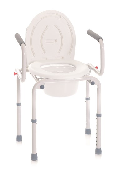 SHOWER COMMODE WITH ARMRESTS ONDA