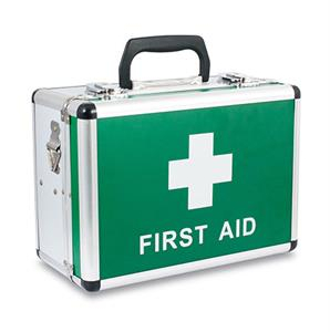first aid box aluminium small