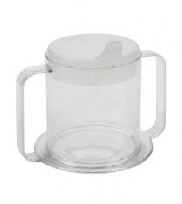 CUP CLEAR WITH 2 HANDLE